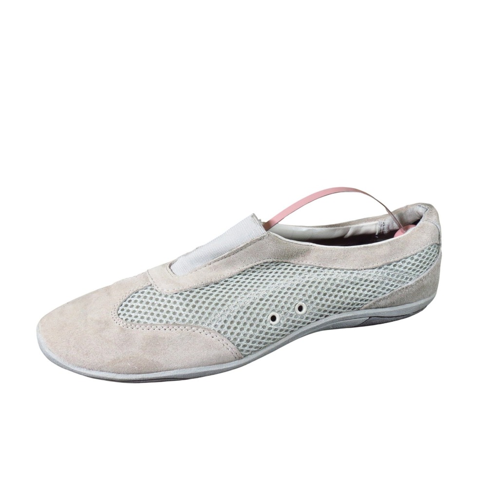 Natural Sport Presence‎ Women Slip On Walking Shoes Size 10 Casual Beige Suede